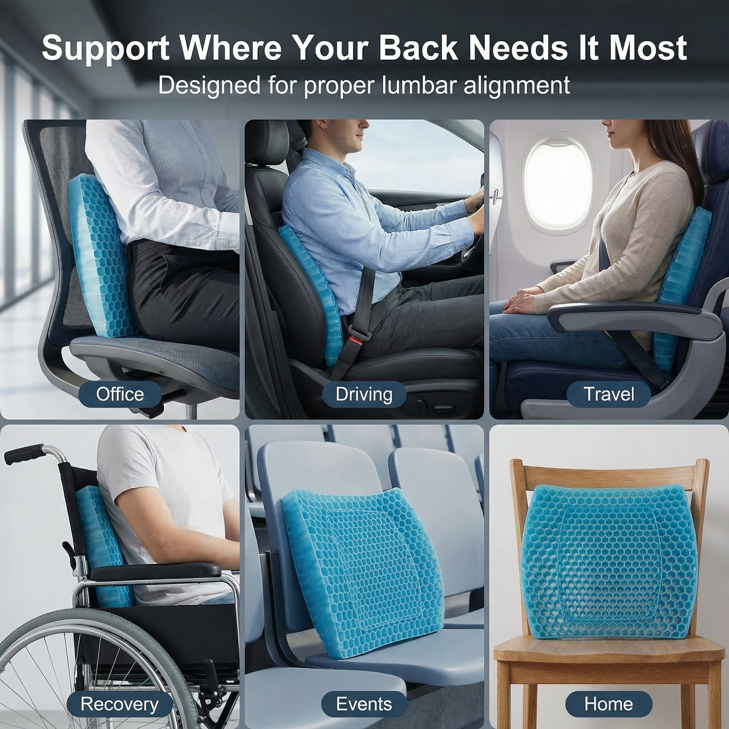 Gel Lumbar Cushion