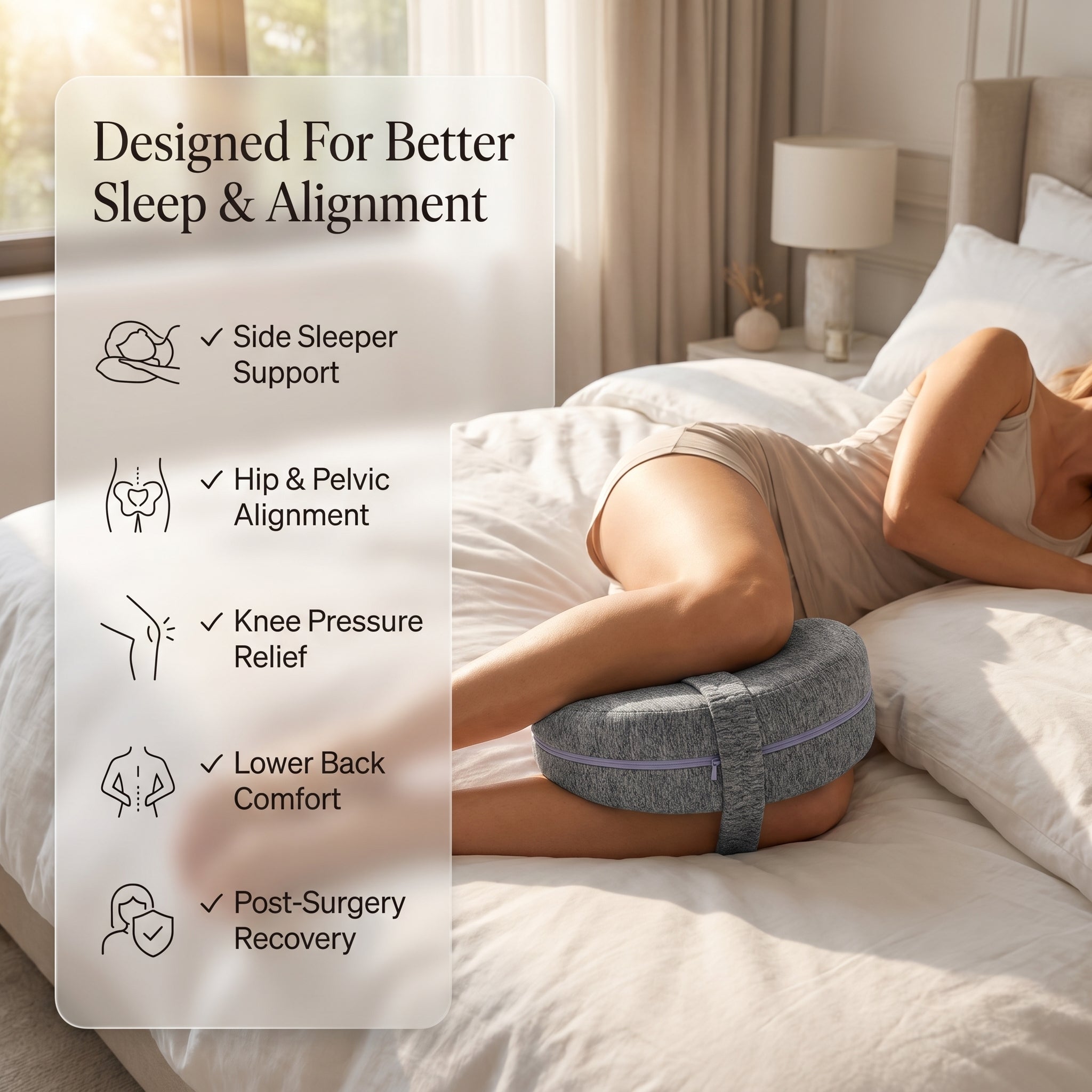 Ergonomic Knee Alignment Pillow