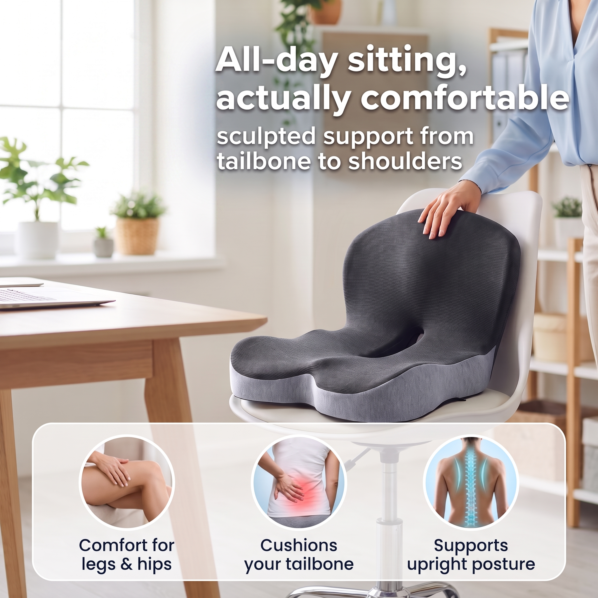 Ergonomic CloudSeat™ Cushion