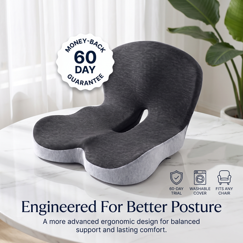 Ergonomic Full-Back Support Cushion