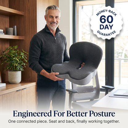 Ergonomic Full-Back Support Cushion